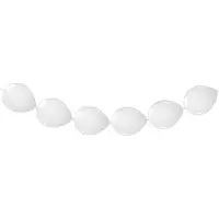 Folat Witte knoopballonnen, 8st.