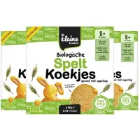 De Kleine Keuken 3x Bio Speltkoekjes 150 gr