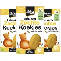 De Kleine Keuken 3x Bio Zachte Koekjes 120 Gr