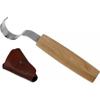 BeaverCraft Spoon Carving Knife 30 mm SK2S, rechtshandig lepelmes met schede