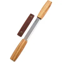 BeaverCraft Drawknife DK2S, haalmes met schede
