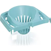 Combi mop zeef - turquoise