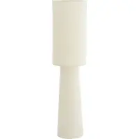 Light & Living Teddy Vloerlamp Micky Wit Ø 40cm