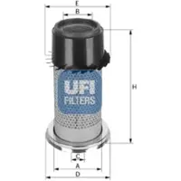 Ufi 27.453.00 Luchtfilter
