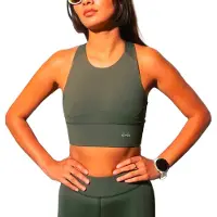 Circle Level Up Bra Khaki Green || Maat: L