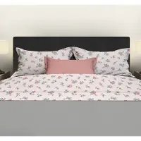 Romanette 142847 Lakenset Rosalp Oldrose Flanel - 180 x 290 cm