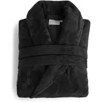 Casilin Teddy Fleece Badjas Zwart - XXL