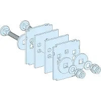 Schneider Electric LVS04641 PrismaSeT-P, Linergy BS, verbinding, horizontaal, voor raildoorsnede 80x5mm, 80x10mm, 100x10mm Verdeelkastaccessoire 1 stuk(s)