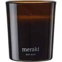 Meraki geurkaars 12 uur 2-pack Dark wood