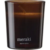 Meraki - Geurkaars - Warm tonka - h: 7 cm, dia: 6 cm