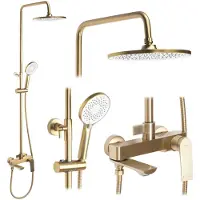 REA Doucheset Avalon Gold Brush