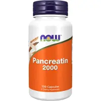 Now Foods - Pancreatine 2000 - Ondersteuning van de Spijsvertering (100 Capsules)