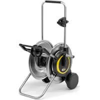 Kärcher HT 5 M Slangenwagen - Metaal - Slangcapaciteit (m) 100 (1/2") / 80 (5/8") / 50 (3/4") - Compact en in hoogte verstelbaar - Incl. slanggeleiding - excl. tuinslang