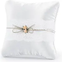My Dream Day Ringkussen wit strikje touw
