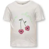 Kids Only KIDS MINI T-shirt wit Meisjes Katoen Ronde hals Printopdruk - maat 110