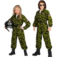 Widmann Straaljager Piloot Top Gun Kind Kostuum
