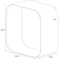 Sealskin 362474210 Brix Wall Cube 24 cm Wit