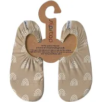 SLIPSTOP Caramel Regenboogjes kinder schoenen beige maat 27/29