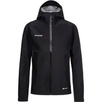 Mammut Crater Light Hardshell Hooded Jacket Heren (Maat - L, Kleur - BLACK)