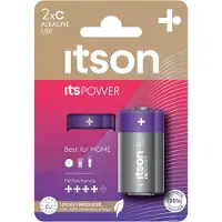 Itson , itsPOWER C alkaline battery, pack of 2, LR14IPO/2CP