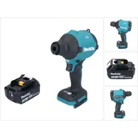 Makita DAS 180 F1 accu-blazer 18 V borstelloos + 1x accu 3,0 Ah - zonder oplader
