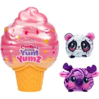 Cookeez Yum Yumz 2-pack - 2 pluchen knuffeltjes in een ijshoorntje