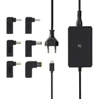 Nedis NBAU65110BK Notebook-Adapter GaN | 65 W | 5 / 9 / 12 / 15 / 20 V DC | 2.4 / 3.0 / 3.25 A |