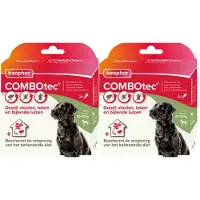 Beaphar 2x Combotec Anti Teken- en Vlooiendruppels Hond 20-40 kg 2 pipetten