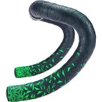 Supacaz Super Sticky Kush Star Fade Neon Green Hanger Tape with Caps