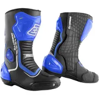 Bogotto Race-X Motorlaarzen Zwart Blauw Wit Maat 45