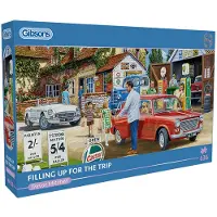 Gibsons Trevor Mitchell - Filling Up for the Trip Puzzel (636 stukjes)