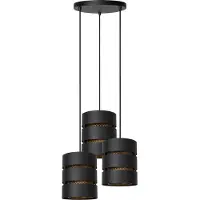Lucide ROSAS - Hanglamp - Ø 43 cm - 3xE27 - Zwart