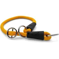 Morsø half slip halsband voor hond regular rope gerecycled gold goud 60x1 cm