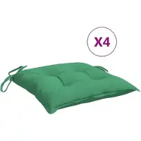 vidaXL Palletkussens 4 st 50x50x7 cm oxford stof groen