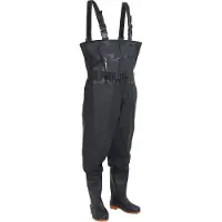 vidaXL Waadpak met laarzen en riem maat 39 zwart