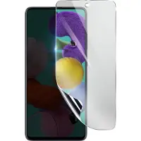 3MK , Geschikt voor Samsung Galaxy A51, Schokbestendige Hydrogel Screenprotector, Transparant