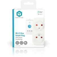Nedis WIFIP141EWT SmartLife Slimme Stekker | Wi-Fi | IP21 | Energiemeter