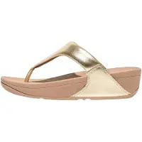 Original Brands FitFlop Lulu Lederen Teenslipper GOUD 36