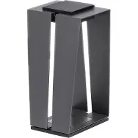 LES JARDINS Skaal Solar Lantaarn Space Grey Aluminium | 40 cm