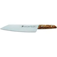 F. Dick Koksmes VIVUM 21 cm, staal, bruin,