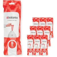 Brabantia PerfectFit Vuilniszakken - 5 l - Code B - 10 rollen x 20 stuks