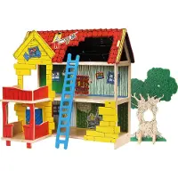Peppi Pitkätossu Spel blauw / geel / groen / rood