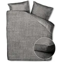 Zo! Home Zo!Home Lino Dove Grey - 100% Katoen 200 x 200/220 cm