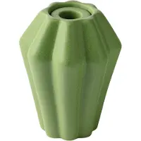 PotteryJo Birgit vaas/waxinelichtjeshouder 14 cm Olive