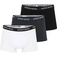 Björn Borg Boxershorts navy / zwart / wit