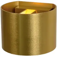 Artdelight Wandlamp Gyro B 13 cm mat goud