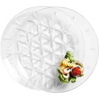 Sagaform Picknick Plate 26 Cm 2 Pcs - Dinerborden Acrylaat Clear - 5017896