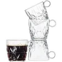 Sagaform Picknick koffiekop 4-pack Helder