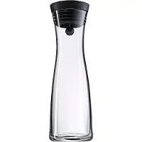 WMF Basic - Waterkaraf - 1,0L - Zwart - Druppelvrij - Geschikt voor Koelkastdeur