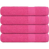 vidaXL Saunahanddoeken FROGN 4 st 80x200 cm 360 g/m² roze